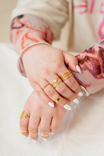 Set anillo nudo