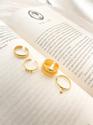 Set anillo grueso