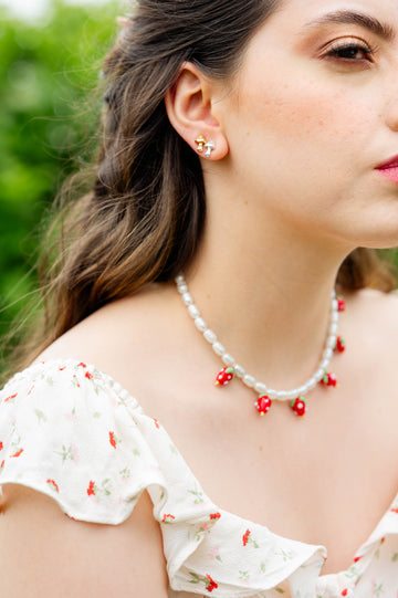 Collar fresas del huerto