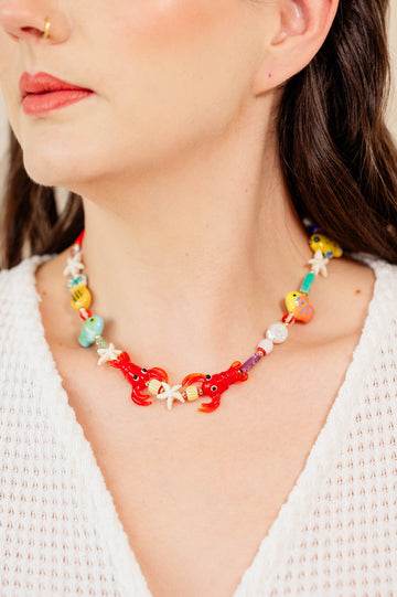 collar langosta multicolor