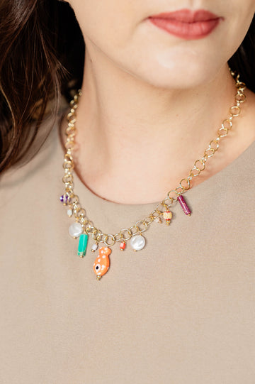 Collar multidijes pez vidrio