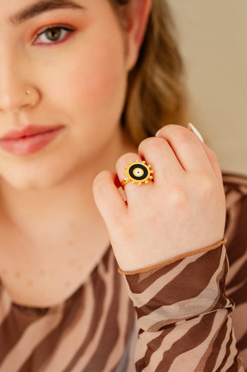 Anillo ojo puntos pequeño