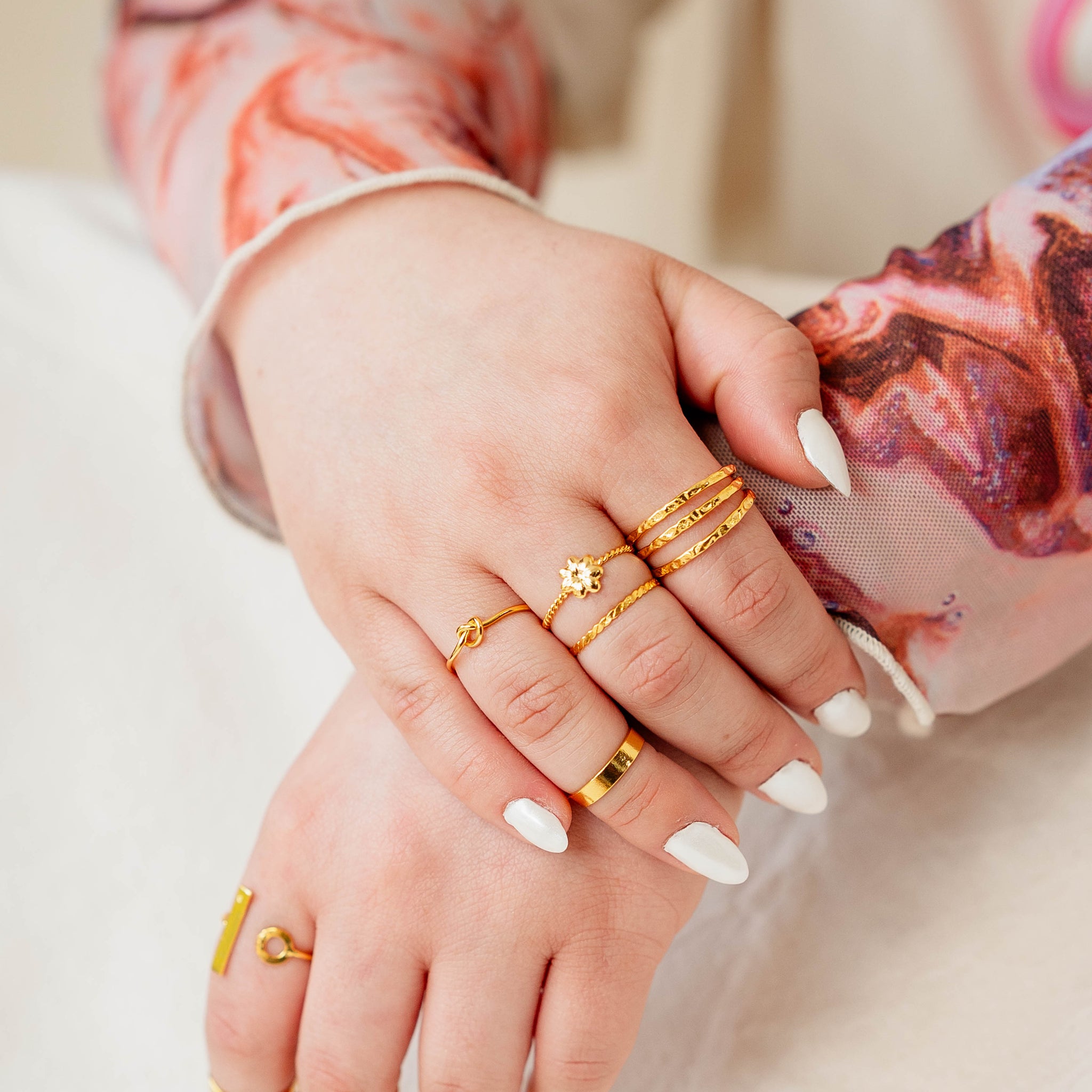 Set anillo nudo