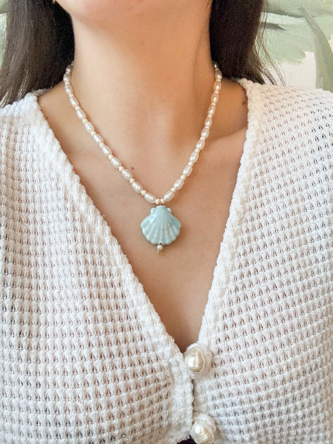 Collar concha mar