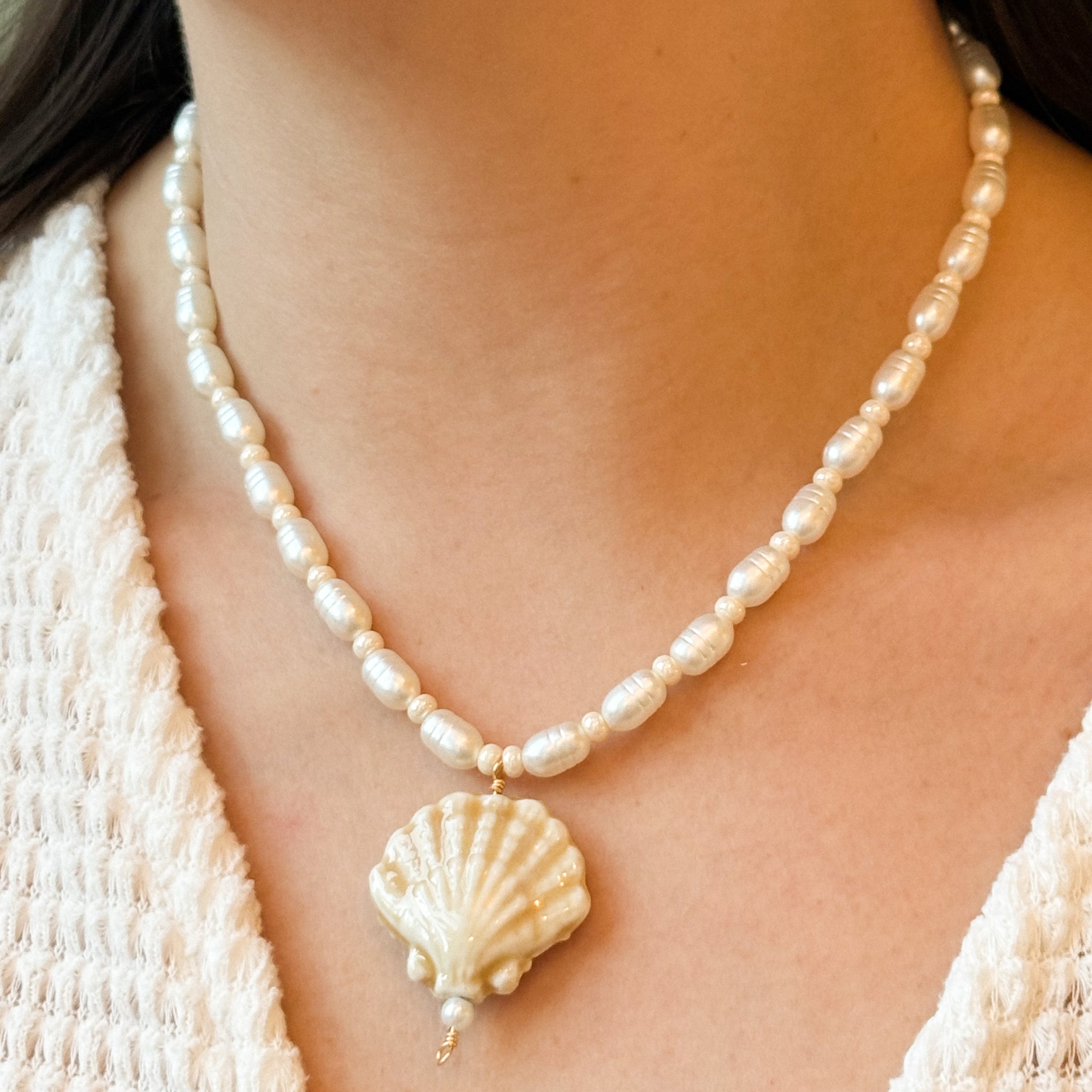 Collar concha mar