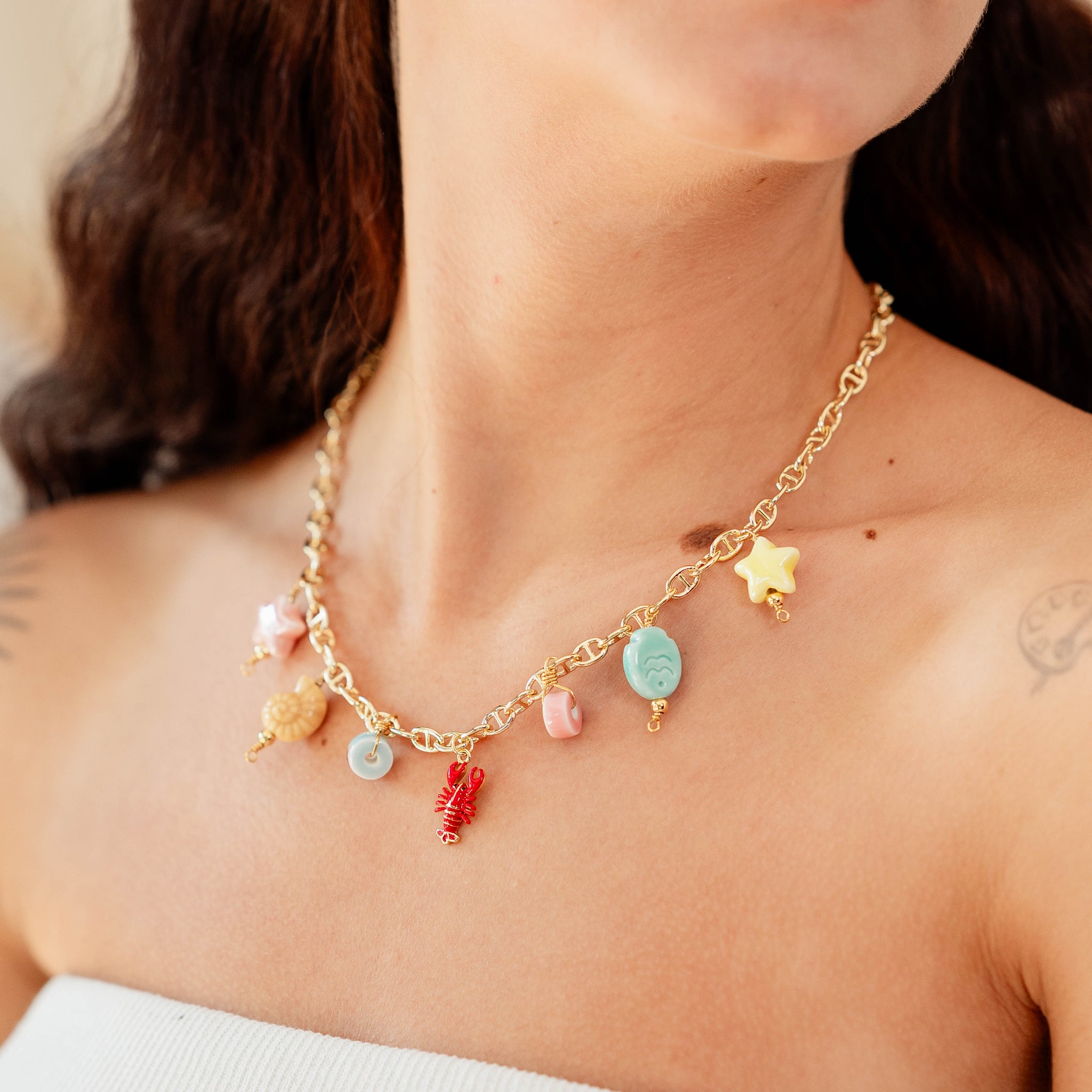 CADENA MULTICHARMS MINI LANGOSTA