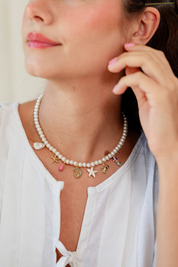 Collar perlas del mar